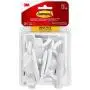 Command Utility Hooks Mega Pack, Medium, White, 20-Hooks (17001-MPES), Organize Damage-Free