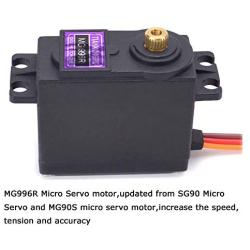 YoungRC MG996R Servo Metal Gear Torque Digital Servo Motor for Racing Car truch Parts utaba JR Car RC Model Helicopter Boat Robot(2PCS)