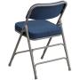 Flash Furniture HERCULES Series Premium Curved Triple Braced & Double Hinged Navy Fabric Metal Folding Chair Flash Furniture HERCULES Series Premium Curved Triple Braced & Double Hinged Navy Fabric Metal Folding Chair