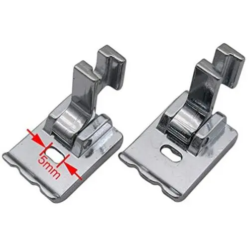 CKPSMS Brand - CY-9908L 2PCS Low Shank Metal Double Welting Cording Piping Foot/Feet