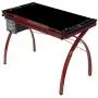 Futura Crafting, Drafting, Drawing Table with Adjustable Top, Red and Black Glass Futura Crafting, Drafting, Drawing Table with Adjustable Top, Red and Black Glass