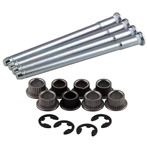 LEDAUT Compatible With Door Hinge Roller Pin Door Hinge Pin and Bushing Repair Kits (4 pins 2 Door) LEDAUT Replacement for Chevy GMC Fullsize Truck SUV 1988-2002