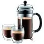 Bodum 1928-16US4 Chambord French Press Coffee Maker, 1 Liter, 34 Ounce, Chrome Bodum 1928-16US4 Chambord French Press Coffee Maker, 1 Liter, 34 Ounce, Chrome