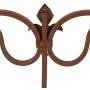 Vintage Style Round Copper Metal Wall Decor w/ Fleur de Lis Accents, Copper and Gold Metal Wall Art, Fleur de Lis and Quatrefoil 3D Wall Art, 29” Vintage Style Round Copper Metal Wall Decor w/ Fleur de Lis Accents, Copper and Gold Metal Wall Art, Fleur de Lis and Quatrefoil 3D Wall Art, 29”