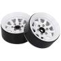 YU-NIYUT 2pcs/Set 1.9inch Metal Beadlock Wheel Rims Kit RC Car Spare Parts Accessories for 1/10 Hsp RC Crawler Buggy Car