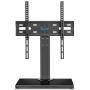 Rentliv Wooden Base Universal TV Stand- Table Top TV Base Stand for 37 to 55 inch TVs - Height Adjustable TV Mount Stand ,VESA 400 x 400mm