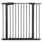Munchkin Easy Close XL Pressure Mounted Baby Gate for Stairs, Hallways and Doors, Walk Through with Door, 29.5'' - 51.6'' Wide, Metal, Dark Grey