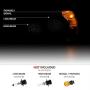 VIPMOTOZ For 2007-2010 Chrysler Sebring Headlights - Matte Black Housing, Driver and Passenger Side