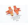 GPM for Traxxas Unlimited Desert Racer 4X4 (#85076-4) Upgrade Parts Aluminum Front Knuckle Arms - 1Pr Set Orange