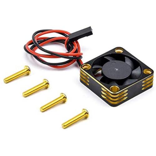 Readytosky RC Motor Cooling Fan Heatsink 10000RPM Motor Heat Dissipation Metal Cooling Fan for RC Car 1/8 1/10 1/12 540 Brushless Motor