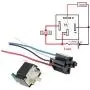ESUPPORT 12V 30A Car Motor Heavy Duty Relay Socket Plug 4Pin Fuse Switch On/Off SPST Wire Harness Metal Pack of 2