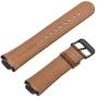Kartice Compatible with ASUS ZenWatch 3 Band,Vintage Genuine Leather Watch Band Strap Replacement Watchband Metal Clasp Buckle (Brown 14mm)