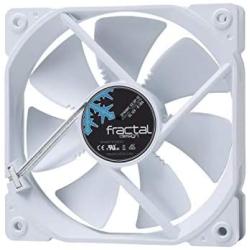 Fractal Design Dynamic X2 GP-12 Computer Fan - Silent Fan - High Airflow – 120x120x25 mm – 1200RPM – FDB-Bearings – Trip Wire - Aerodynamically Shaped Struts – 12v - White Edition (Single)