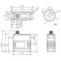 KST X25-8.4-65 V2 (2019) 78kg High Torque Full Metal Digital Servo Motor for UAV Drone Helicopter Airplane Parts
