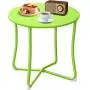 Amagabeli Metal Patio Side Table 18” x 18” Heavy Duty Weather Resistant Anti-Rust Outdoor End Table Small Steel Round Coffee Table Porch Table Snack Table for Balcony Garden Yard Lawn,Lime Green Amagabeli Metal Patio Side Table 18” x 18” Heavy Duty Weather Resistant Anti-Rust Outdoor End Table Small Steel Round Coffee Table Porch Table Snack Table for Balcony Garden Yard Lawn,Lime Green