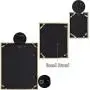 Golden State Art, Set of 7, Aluminum Photo Frame with Ivory Color Mat & Real Glass, Metal Wall Photo Frame Collection (Gold) Golden State Art, Set of 7, Aluminum Photo Frame with Ivory Color Mat & Real Glass, Metal Wall Photo Frame Collection (Gold)