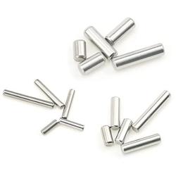 XLX 75PCS 15 Kinds M2 M3 M4 304 Stainless Steel Locating Dowel Pins Assortment Kit(Round Straight Pin Fixed Element Set with A Storage Box)