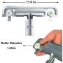 20Packs W10712395 Dishwasher Upper Rack Adjuster Metal Kit, Replace W10350375 AP5957560 Dishwasher Parts, Compatible with kenmore whirlpool kitchenaid, WDT780SAEM1 WDTA50SAHZ0 WDT750SAHZ0 WDT970SAHZ0 20Packs W10712395 Dishwasher Upper Rack Adjuster Metal Kit, Replace W10350375 AP5957560 Dishwasher Parts, Compatible with kenmore whirlpool kitchenaid, WDT780SAEM1 WDTA50SAHZ0 WDT750SAHZ0 WDT970SAHZ0