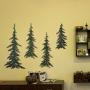 Forever Green Metal Wall Pine Tree Forest ; Transform Your Room Into A Get Away Cozy Woodland Pine Lodge Decor