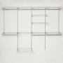 Rubbermaid FG3H9200WHT Configurations 48'' Shelving & Hanging Kit - White