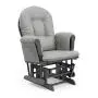 StorkCraft Hoop Glider and Ottoman Cushions, Gray w/Light Gray StorkCraft Hoop Glider and Ottoman Cushions, Gray w/Light Gray