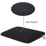 MOSISO Laptop Sleeve Only Compatible with MacBook 12 inch A1534 with Retina Display 2017/2016/2015 Release, Water Repellent Neoprene Bag with Small Case, Black