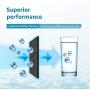 Waterdrop MWF Refrigerator Water Filter, Replacement for GE Smart Water MWF, MWFINT, MWFP, MWFA, GWF, HDX FMG-1, GSE25GSHECSS, WFC1201, RWF1060, 197D6321P006, 3 Filters