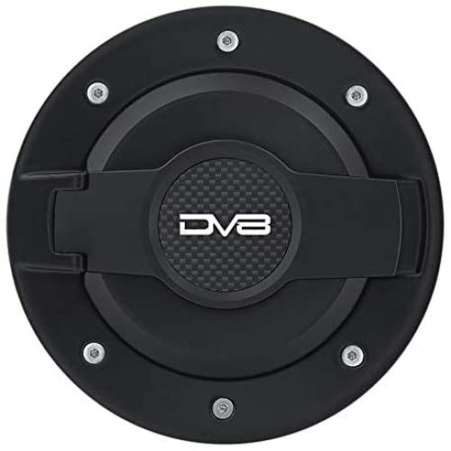 DV8 Offroad | Fuel Door Assembly | Designed for the 2007-2018 Jeep Wrangler JK | Black Finish