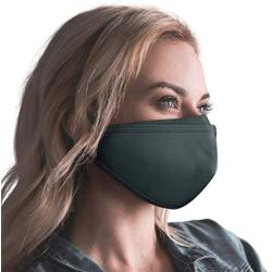 Starks Premium Washable Face Mask - Fits Men and Women - Anti Fog - Graphite