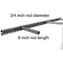 Sheppard Brackets - Heavy Duty Metal Floating Shelf Brackets Easy Mount, Mounting Locations Every Half inch (70 inch)