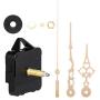 JJDD High Torque Clock Replacement Movement,Clock Movement Metal Clock Needle Kit,31MM Long DIY Repair Quartz Wall Clock Movement,8 PCS