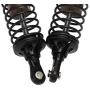 Ky-RC Front and Rear Metal Spring Shock Absorber for Traxxas Slash4x4 Shock Absorber for 1/10 RC Traxxas Slash 4x4 727 RC Model Car Part(4pcs) (Titanium Grey)