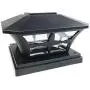 iGlow 12 Pack Black Outdoor Garden 6 x 6 Solar SMD LED Post Deck Cap Square Fence Light Landscape Lamp PVC Vinyl Wood iGlow 12 Pack Black Outdoor Garden 6 x 6 Solar SMD LED Post Deck Cap Square Fence Light Landscape Lamp PVC Vinyl Wood