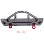 sjlerst Aluminium Alloy RC Car Front Bumper, Durable RC Bumper, RC Model Part for Axial SCX10 1/10 Remote Control Crawler