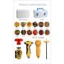Mitfun Metal Fusion Battling Top Burst Launcher Grip Set Storage Box Top Burst Gyros 4D with Launcher Burst Toys for Children