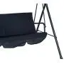 Outsunny 3-Person Porch Lawn Swing with Canopy, Outdoor Yard Glider Swing Chair with Stand, Black Outsunny 3-Person Porch Lawn Swing with Canopy, Outdoor Yard Glider Swing Chair with Stand, Black