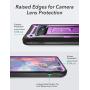 YOUMAKER Kickstand Case for Galaxy S10 Plus, Built-in Screen Protector Work with Fingerprint ID Full Body Heavy Duty Protection Shockproof Cover for Samsung Galaxy S10+ Plus 6.4 inch - Purple