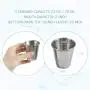 Framendino, 6 Pack Metal Shot Glasses Coffee Stainless Steel Vessel Drinking Tumbler Water Whisky Vodka 2 Ounce/70ml Framendino, 6 Pack Metal Shot Glasses Coffee Stainless Steel Vessel Drinking Tumbler Water Whisky Vodka 2 Ounce/70ml