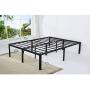 V&LX 18 Inch Tall V1406 UP-Support Deluxe Metal Slat Bed Frame (King)