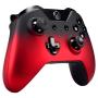 eXtremeRate Shadow Red Soft Touch Front Housing Shell Faceplate Replacement Parts Side Rails Panel for Xbox One Standard Controller W/3.5 mm