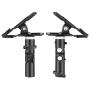 Neewer Photo Studio Heavy Duty Metal Clamp Holder and Cold Shoe Adapter for Clamping Reflector or Mounting Speedlite Flash and Umbrella on Light Stand
