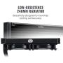 Cooler Master MasterLiquid LC240E RGB Close-Loop AIO CPU Liquid Cooler, 240mm Radiator, Dual Chamber RGB Pump, Dual MF120R RGB Fans, RGB Lighting for AMD Ryzen/Intel LGA1151