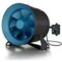 TerraBloom ECMF-250, Quiet 10'' Inline Duct Fan with 0-100% Variable Speed Controller, Air Tight Metal Casing, Energy Efficient EC Motor. Heating and Cooling Booster and Exhaust Blower For Grow Rooms