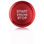 LECART 2Pcs Red Car Engine Start Stop Push Button Cover Trim Stickers Engine Start Stop Button Scratch Protector Metal Decal Sticker for VW CC Passat B8 Jetta 2017 2018 2019 （not fit Before 2017）
