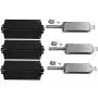 BBQ Future Repair Kit Stainless Steel Burners, Porcelain Heat Plates Tent Shield Replacement Parts for Charbroil 463351305, 463453205, Kenmore 415.16111, 415.16209 Thermos 461411107, 3 Pack BBQ Future Repair Kit Stainless Steel Burners, Porcelain Heat Plates Tent Shield Replacement Parts for Charbroil 463351305, 463453205, Kenmore 415.16111, 415.16209 Thermos 461411107, 3 Pack