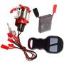 Bonarty RC Winch, 1/10 Scale RC Metal Steel Wired Automatic Winch with Remote Controller Receiver for 1/10 RC Crawler Car RC4WD