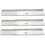 Hisencn Universal Replacement Heavy Duty Adjustable Stainless Steel Heat Plate Shield, Heat Tent, Flavorizer Bar, Burner Cover, Flame Tamer for Brinkmann Gas Grill, Extends from 11.75'' up to 21'' L