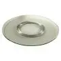 TamBee 16 Inch Aluminum Lazy Susan Heavy Duty Metal Rotating Hardware Large Turntable Bearings Ring 400mm Silver Turntable on Dining-table for Glass Top Wood Top