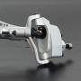 Baoer Metal Front Rear Axle Houseing Shell Modified Parts Bridge for 1/10 RC Crawler Car for Axial Capra 1.9 UTB Front axle + Rear axle Silver