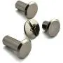 LQ Industrial 75 Sets Black M5 Chicago Screw Assorted Kit Slotted Phillip Head Binding Screws Rivet Assembly Bolt Nail Rivet for Book Binding DIY Leather Craft M5x6 M5x10 M5x12
